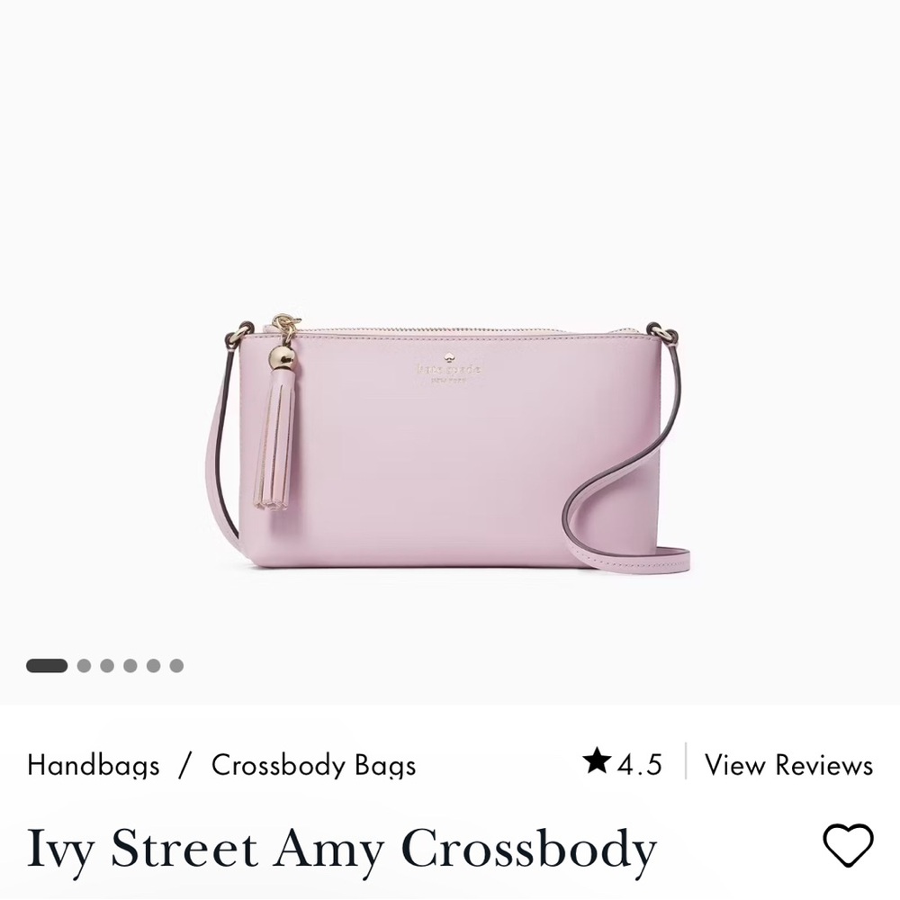 NEW Kate Spade Ivy Street Amy Crossbody- Pink